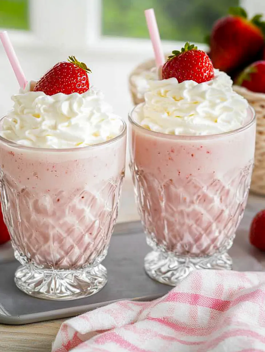 Fruchtiger Erdbeergenuss – Erfrischender Shake