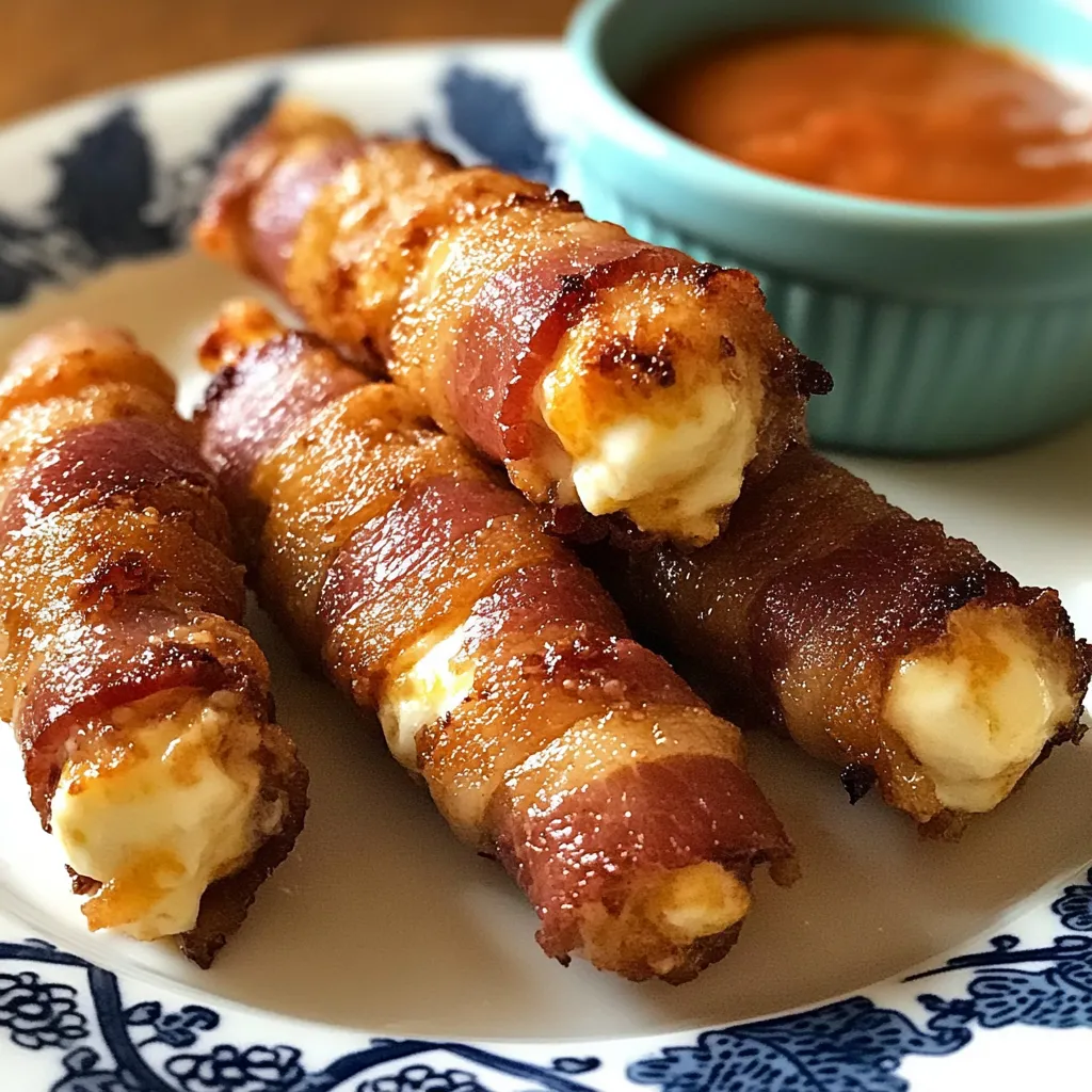 Bacon Mozzarella Snack-Genuss