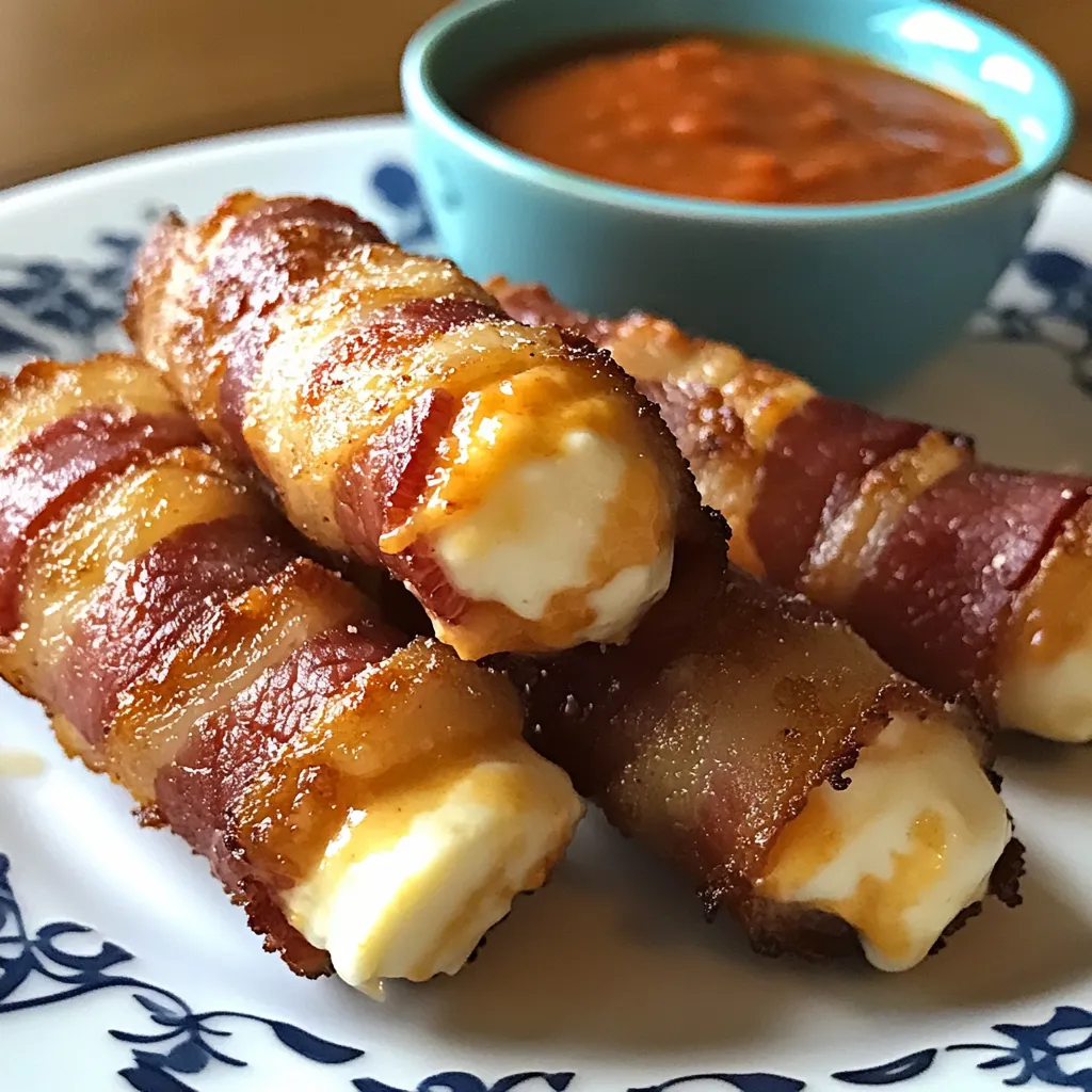 Bacon Mozzarella Snack-Genuss