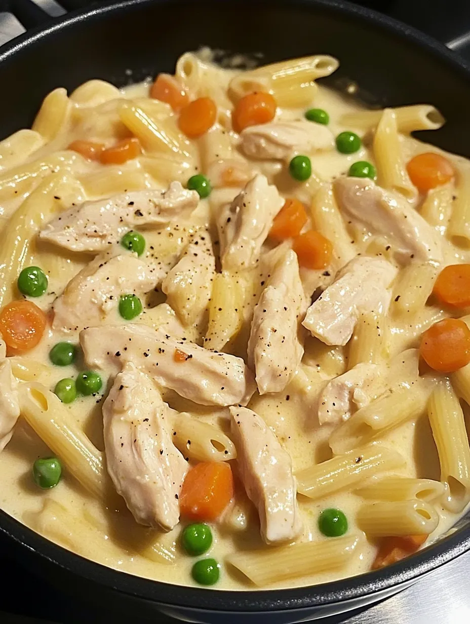 Hähnchen-Topf-Pasta Rezept