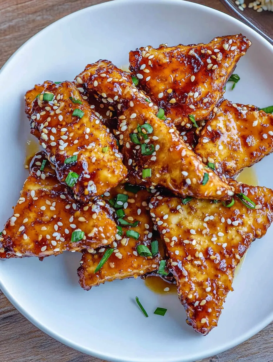 Knuspriger Tofu mit Glasur Rezept