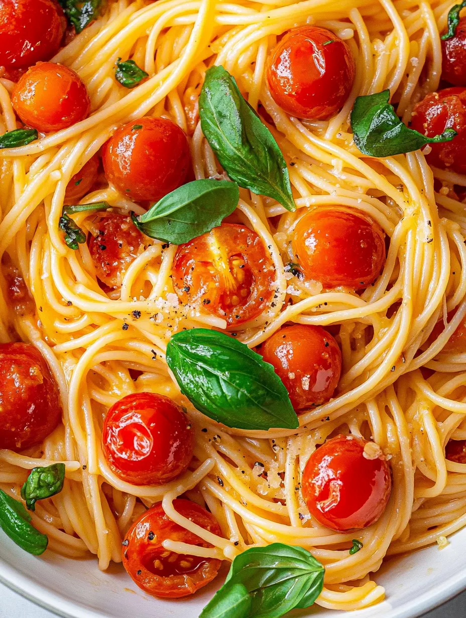 Hausgemachte Kirschtomaten-Pasta