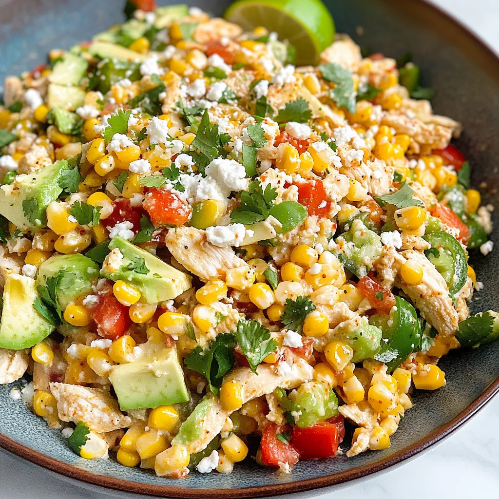 Mexikanischer Hähnchen-Salat