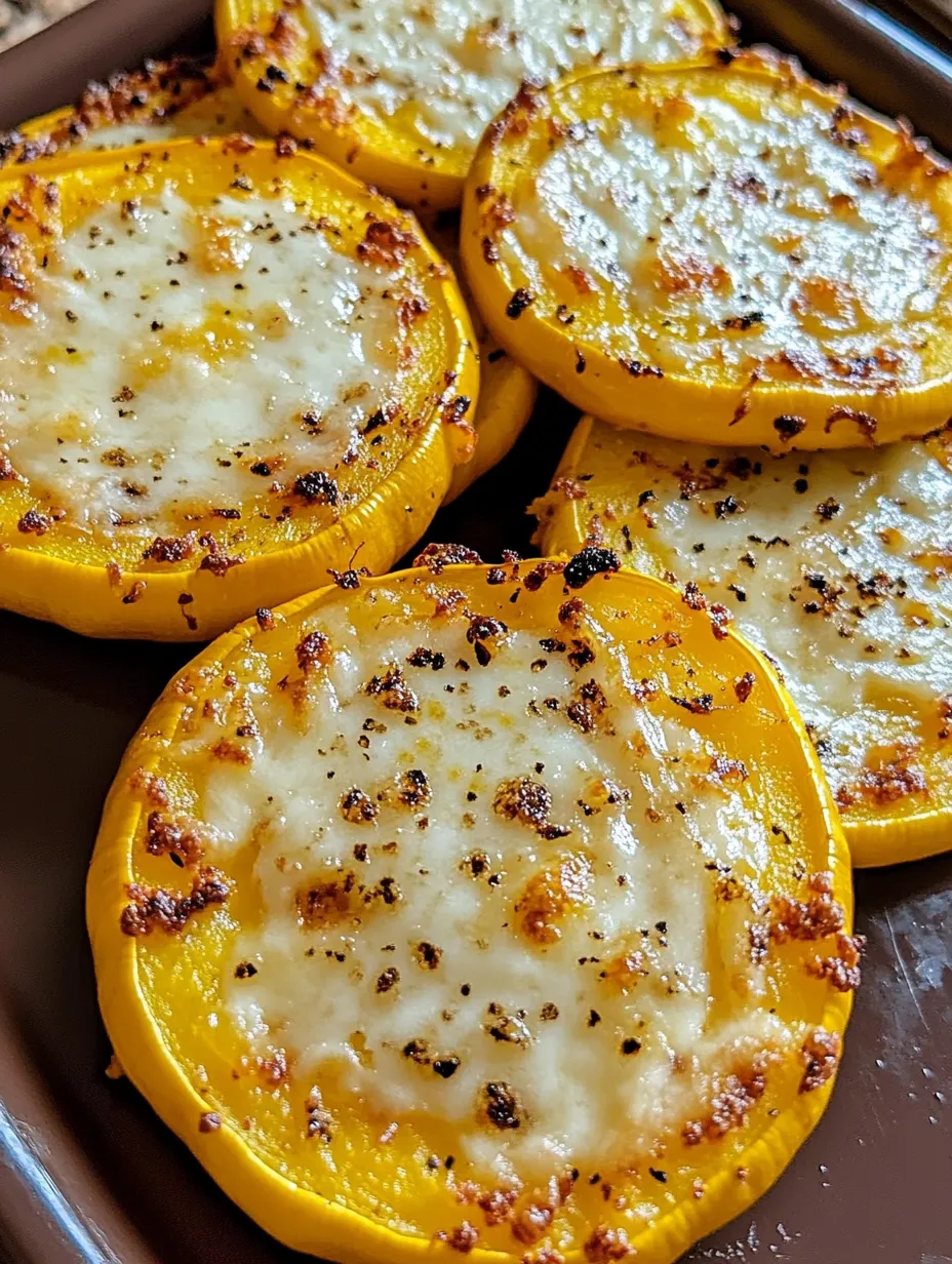 Überbackene Zucchini-Scheiben mit Käse