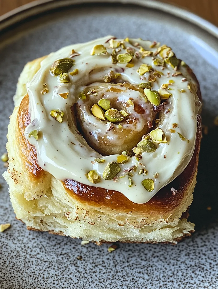 Rezept für kleine Pistazien-Zimtschnecken