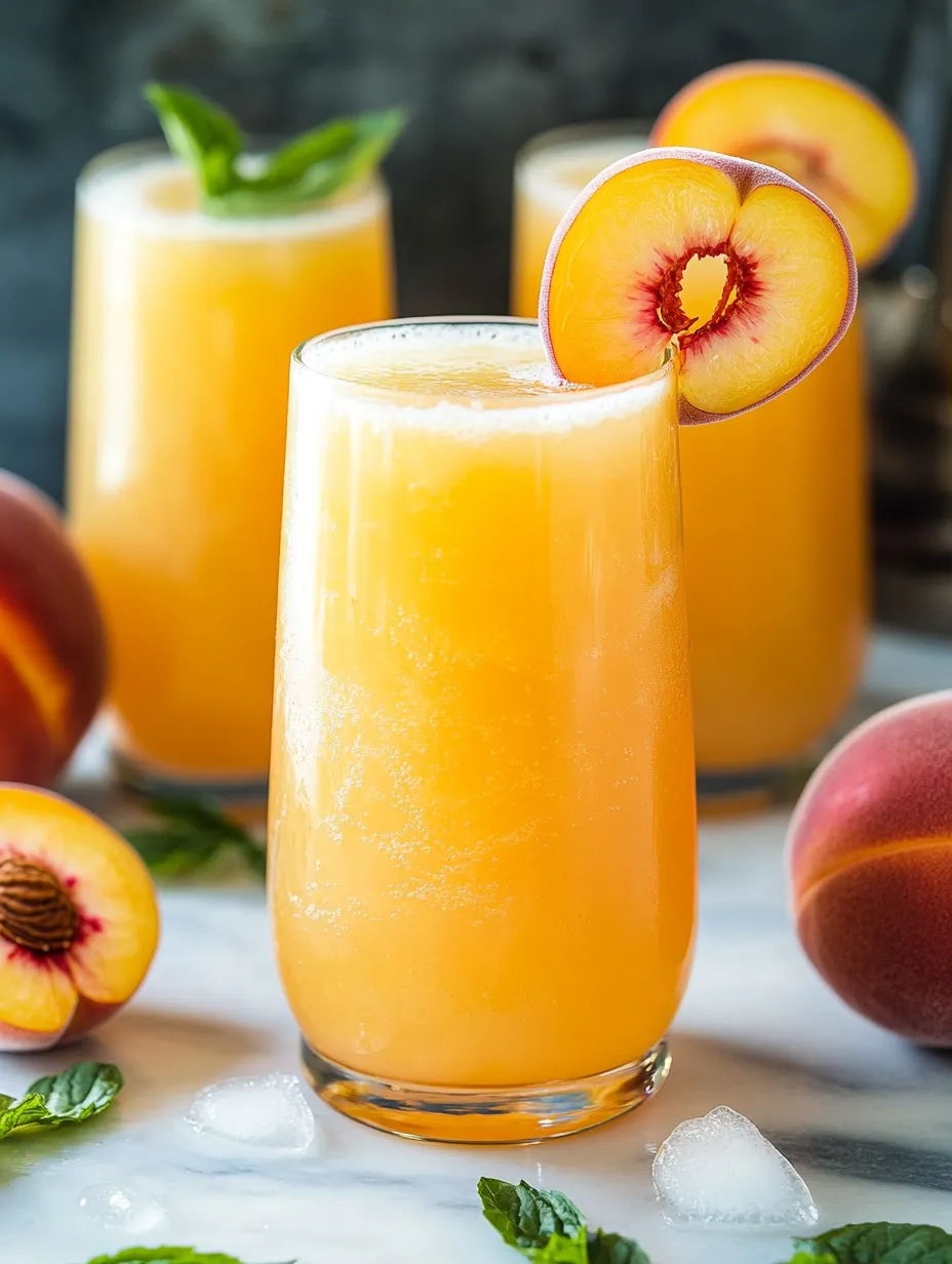 Erfrischendes Pfirsich-Limonade Rezept