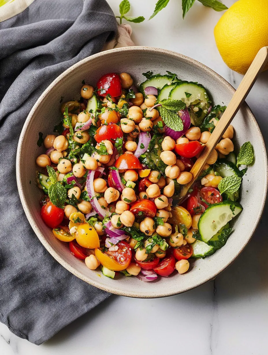 Kichererbsensalat Hausgemacht