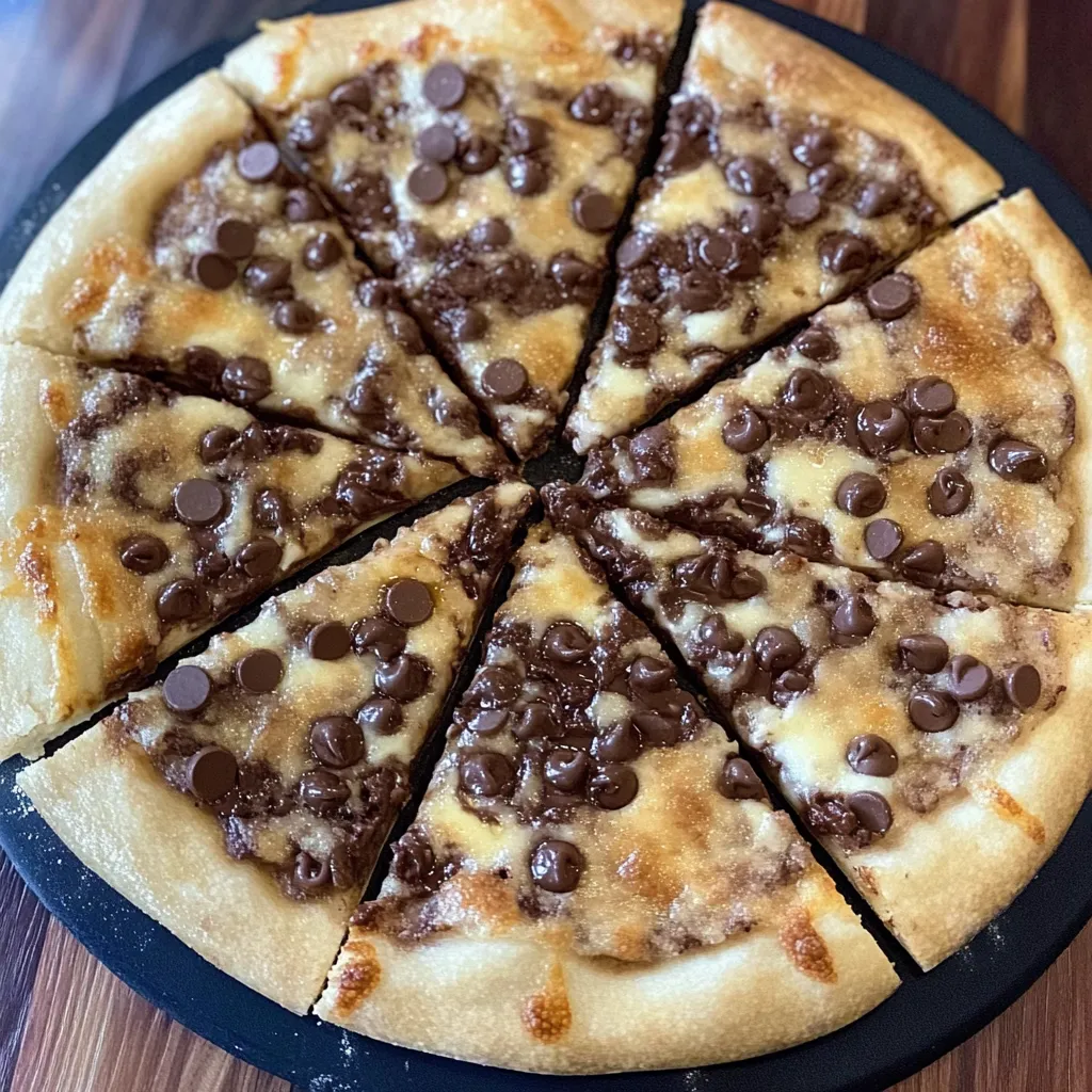 Schoko-Chip Pizza
