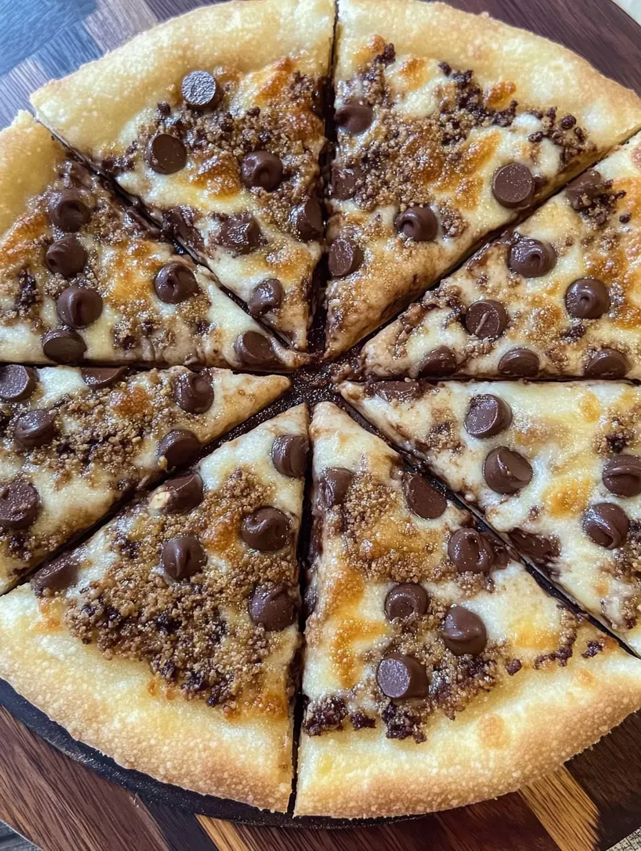 Süße Schokoladen-Pizza Rezept
