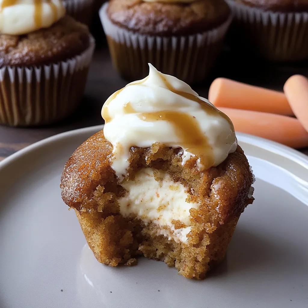 Saftige Karotten Cupcakes
