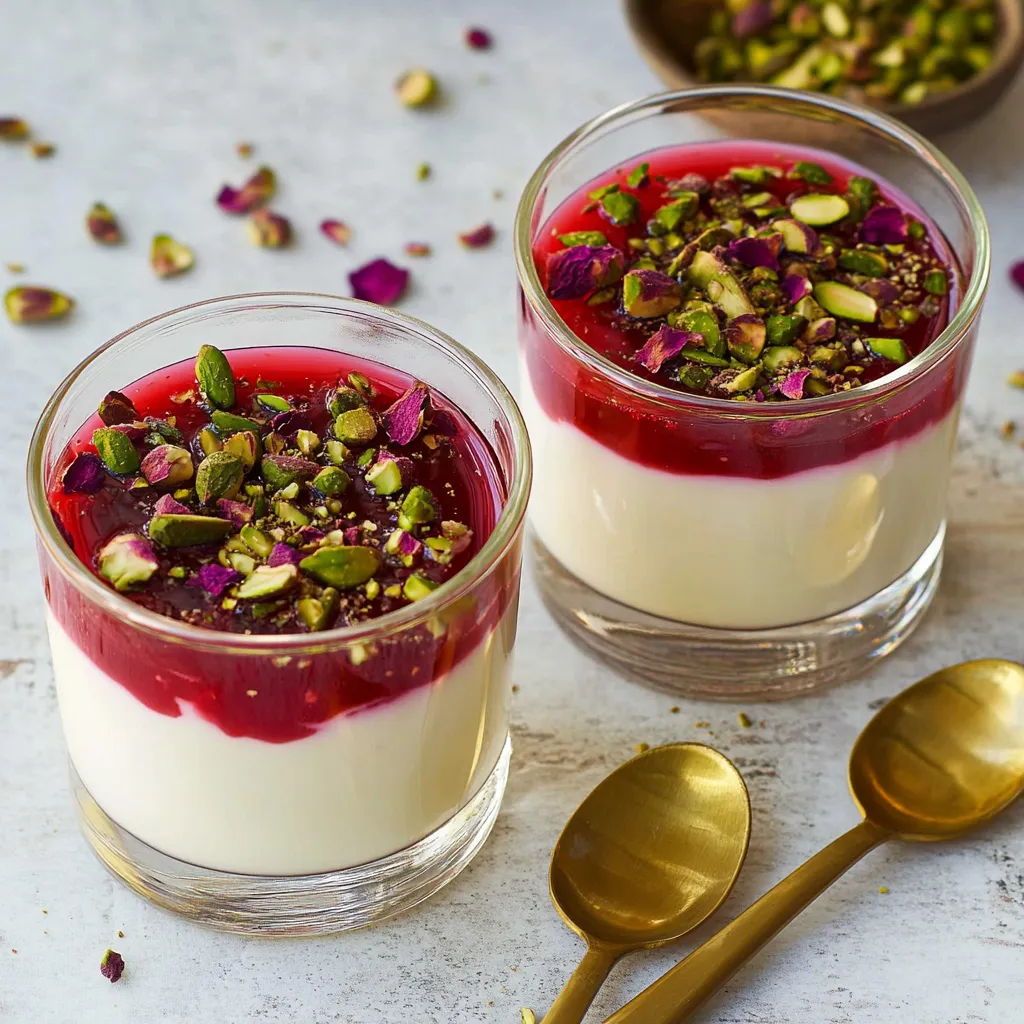 Malabi – Orientalischer Pudding-Genuss mit Rosen
