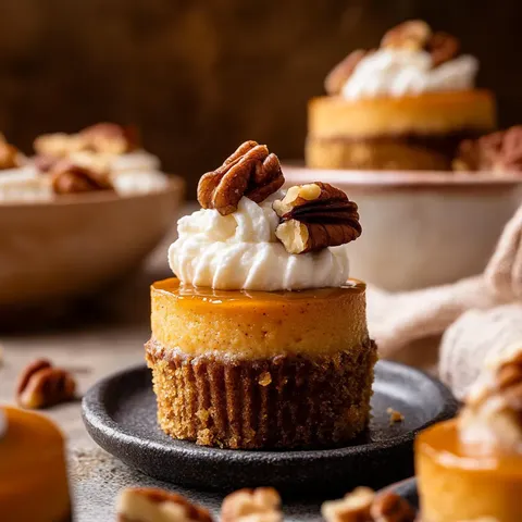 Mini Kürbis Pecan Törtchen