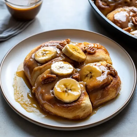 Süße Zimtröllchen Bananen
