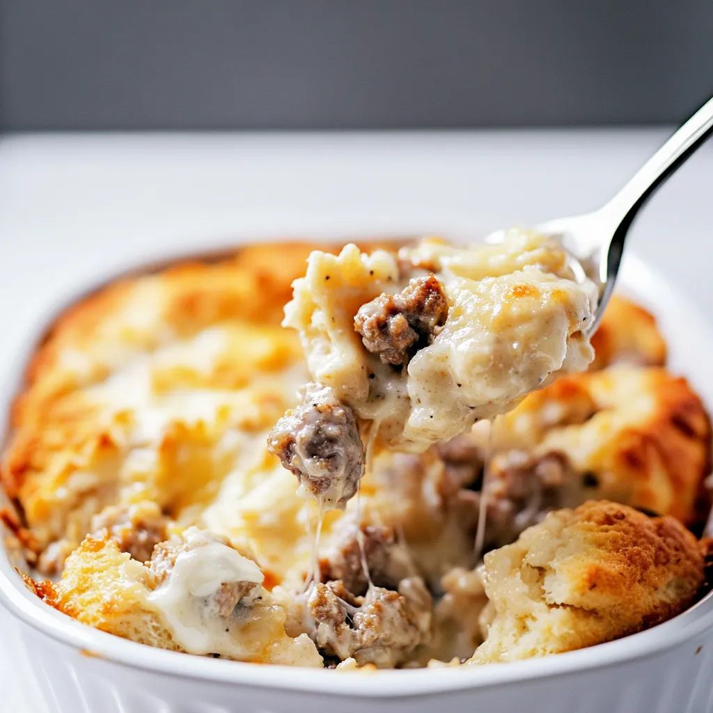 Biscuits-Gravy-Auflauf Rezept