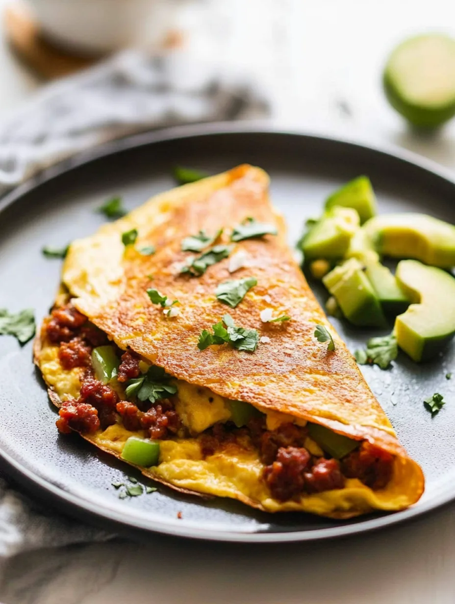Schnelles Whole30 & Keto Chorizo Omelett