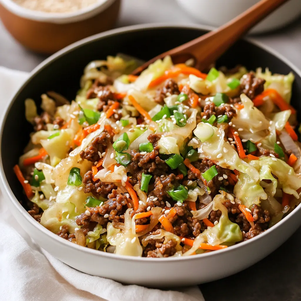 Asiatische Rind-Kohl-Pfanne einfach gemacht