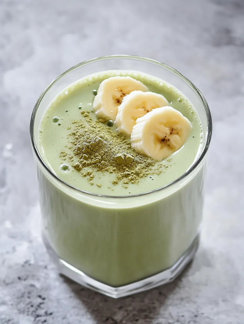 Bananen-Matcha-Smoothie