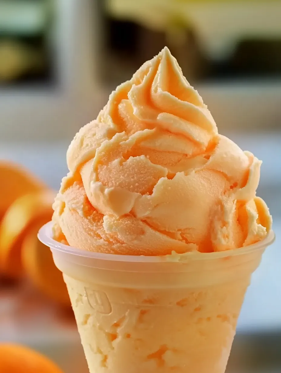 Orangen-Soda-Sorbet