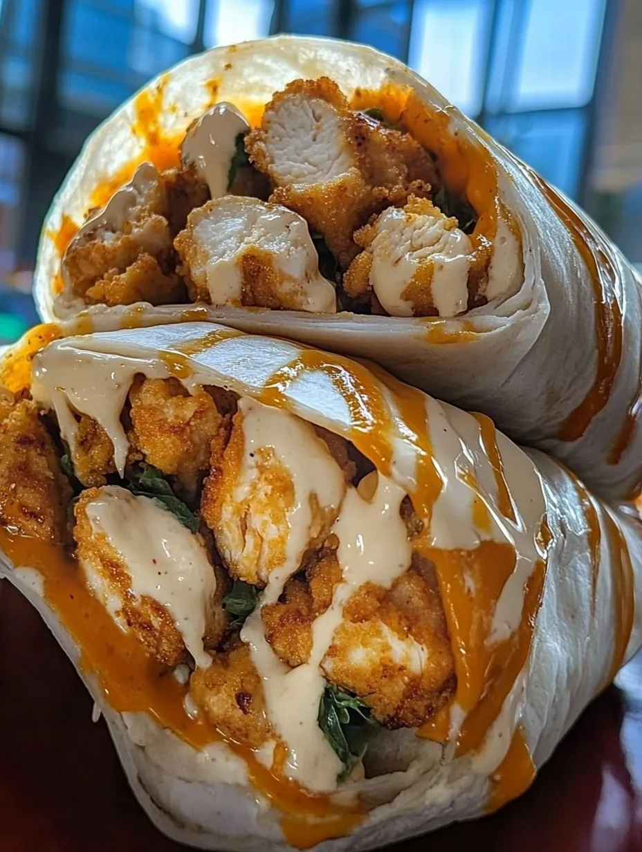 Käse-Knoblauch-Hähnchen-Wraps Rezept