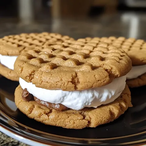 Erdnussbutter S'mores Sandwich Kekse