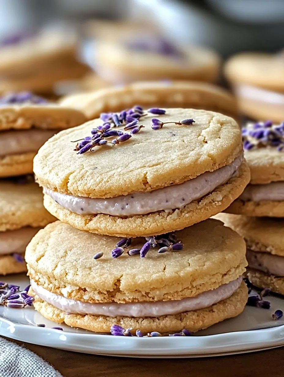 Einfache Lavendel-Zitronen Sandwichkekse Rezept