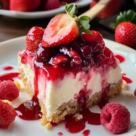 Erdbeer-Käsekuchen Dessert