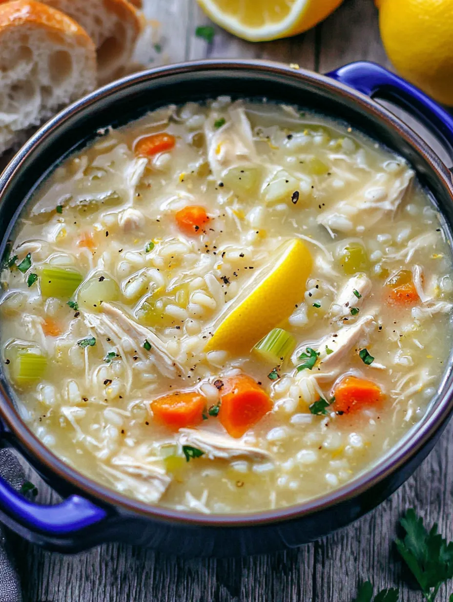 Avgolemono: Griechische Zitronen-Hühnersuppe