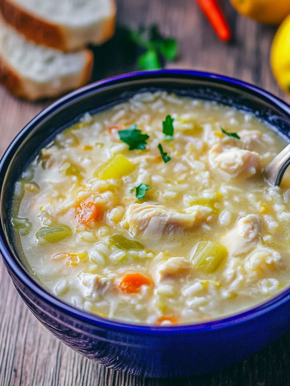 Avgolemono: Griechisches Zitronen-Hühnersuppen Rezept