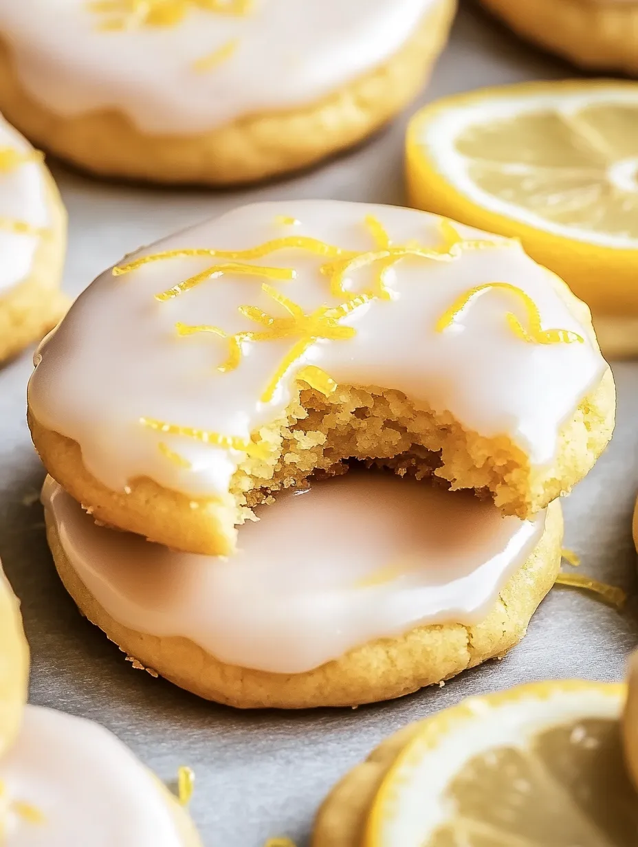 Butterzarte Zitronenkekse mit Fruchtiger Glasur