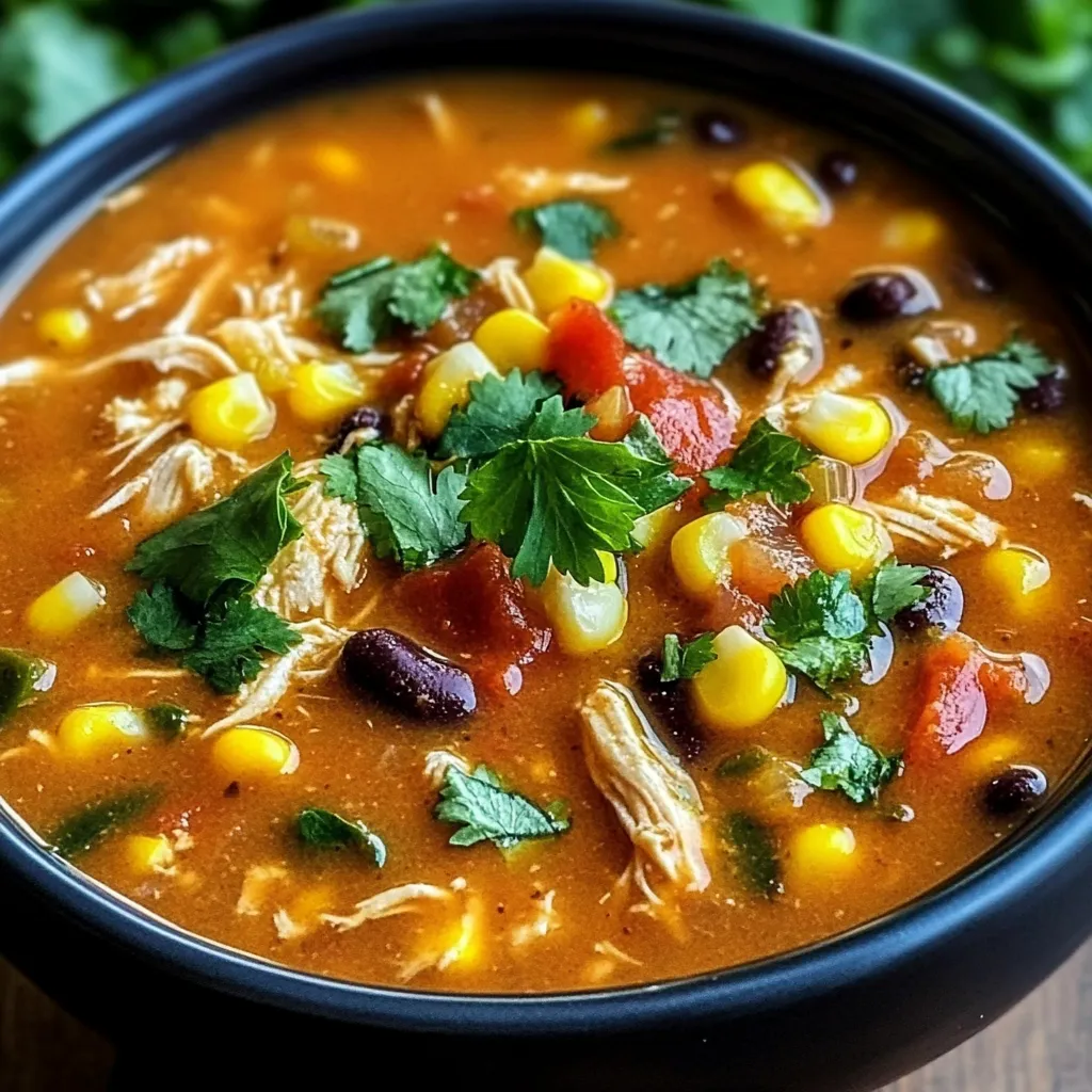 Cremige Huhnsuppe