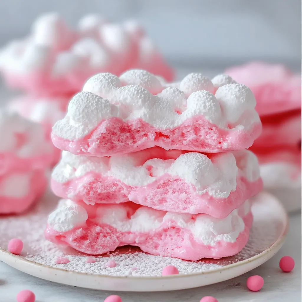 Fluffige Bubblegum Schnitten