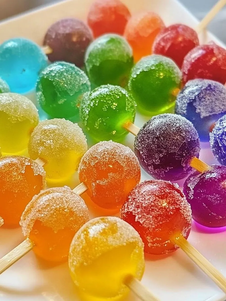 Einfache Gefrorene Candy-Weintrauben mit Götterspeise