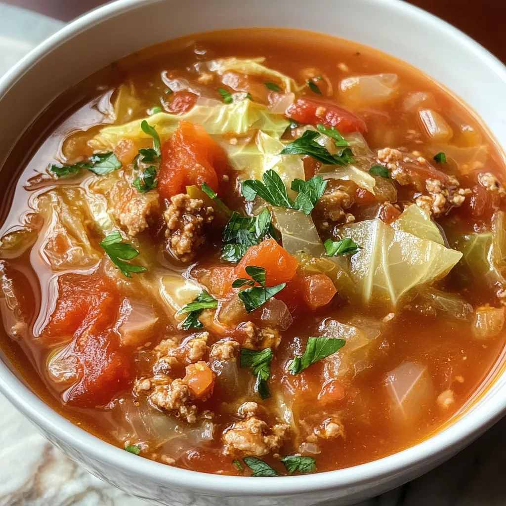 Herzhafte Kohlsuppe