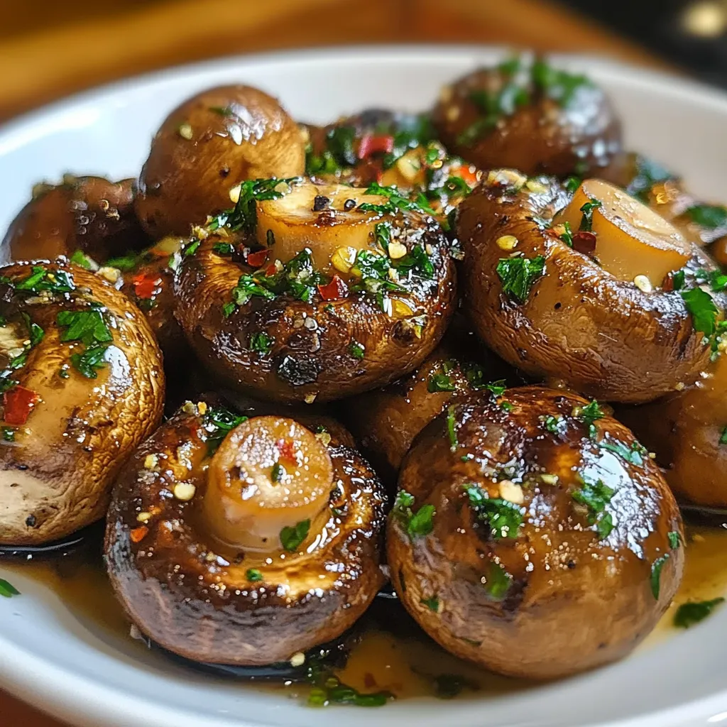 Steakhouse Knoblauch-Butter-Pilze