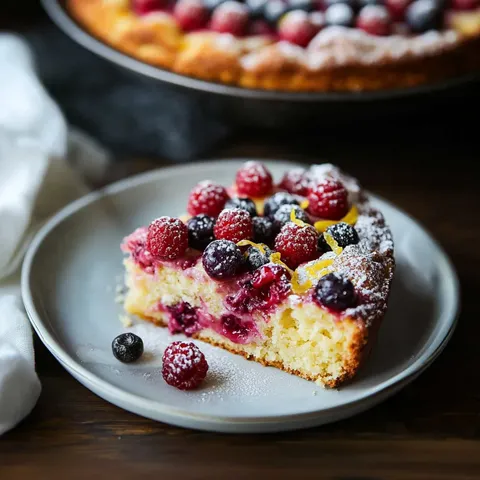 Leckerer Himbeer Zitronen Kuchen