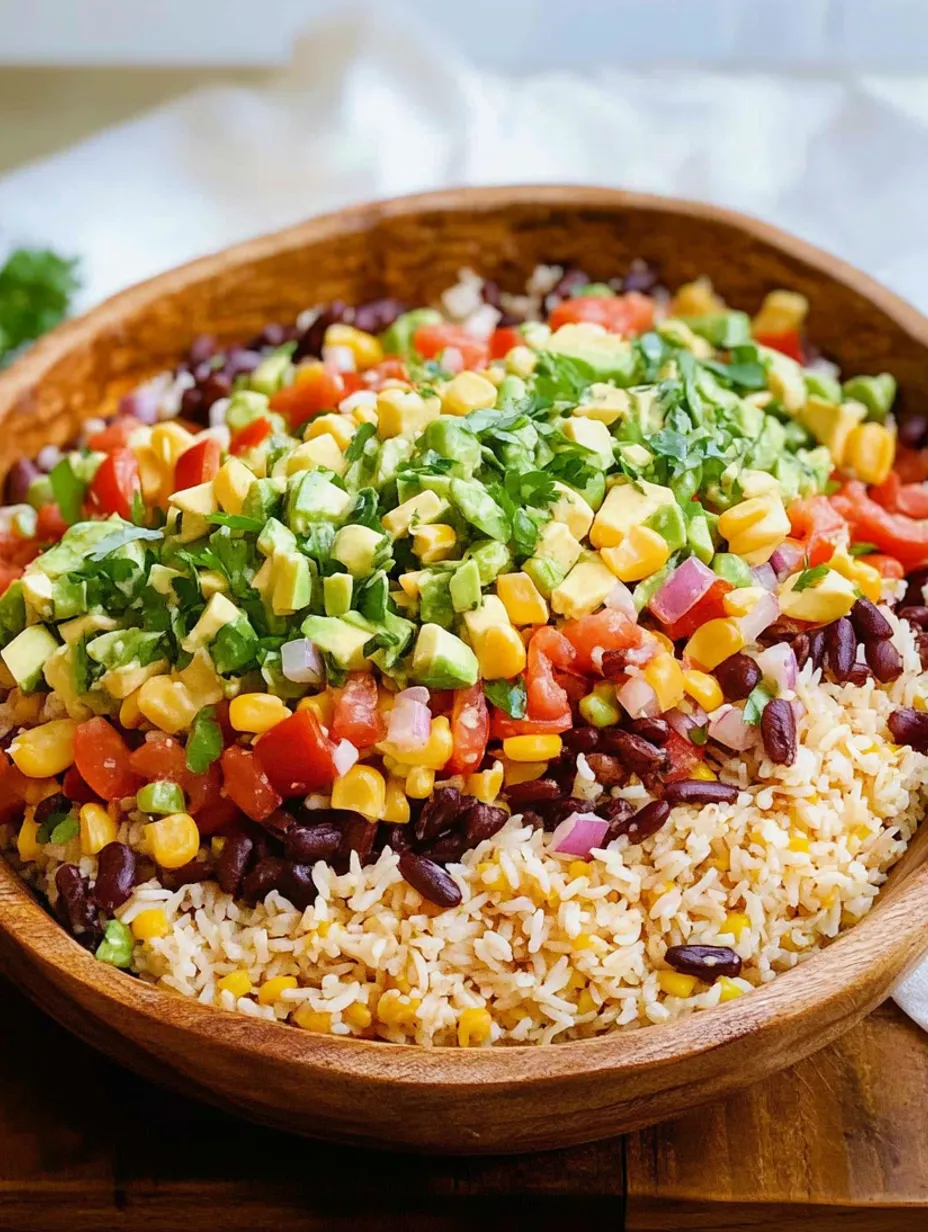 Cowboy Rice Salad with Chimichurri Dressing Recipe