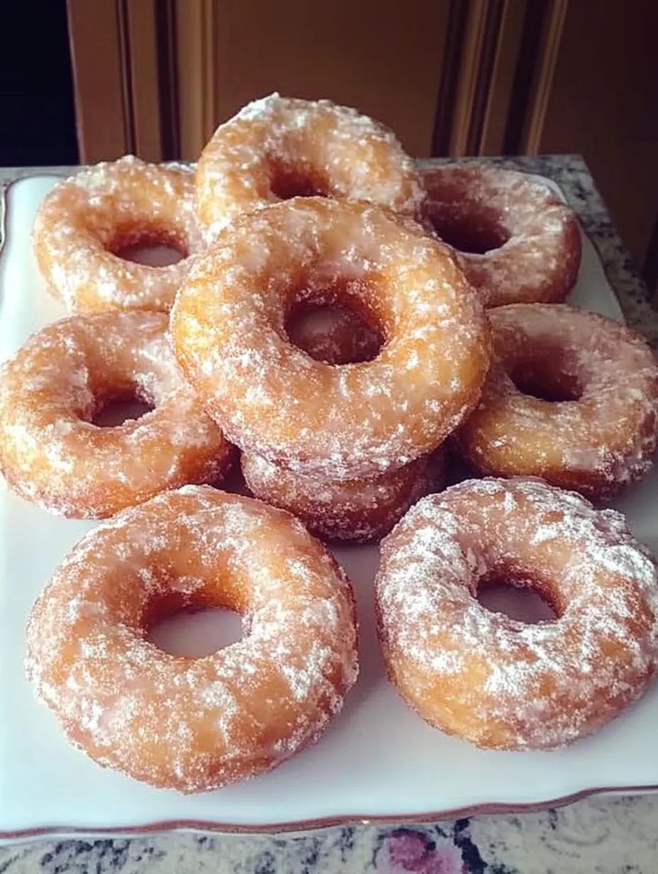 Altmodische Kuchen-Donuts