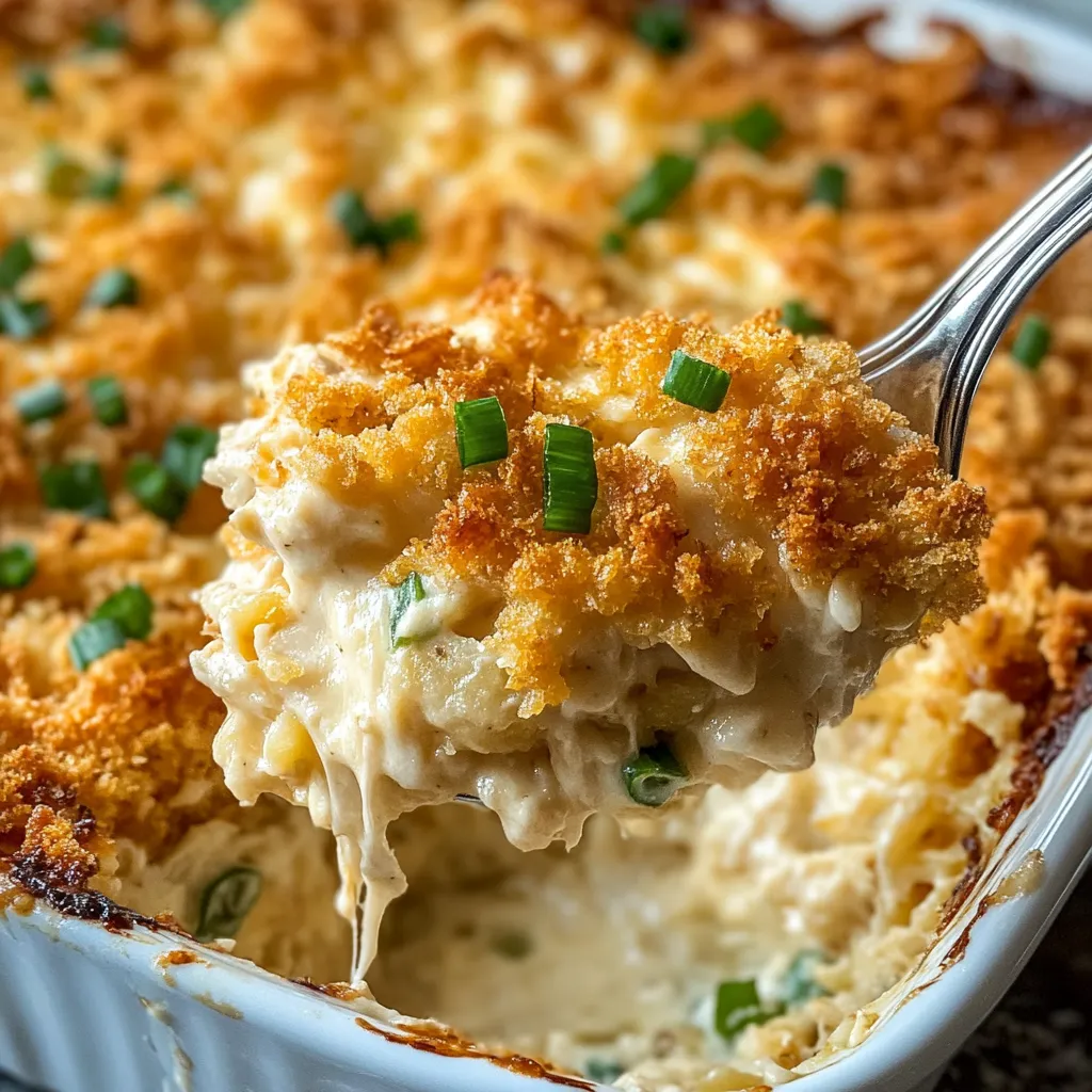 Hähnchen-Rösti-Auflauf