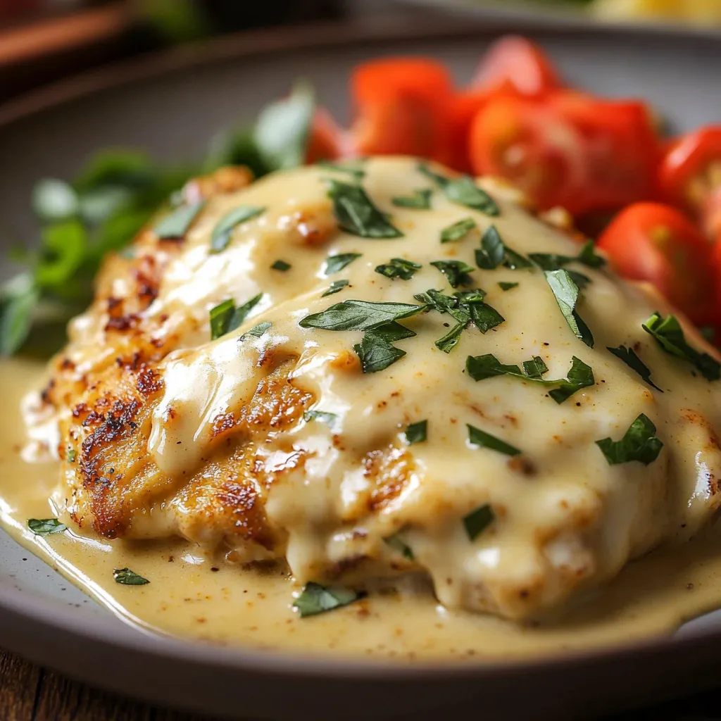 Einfaches Pepper Jack Crème-Hähnchen