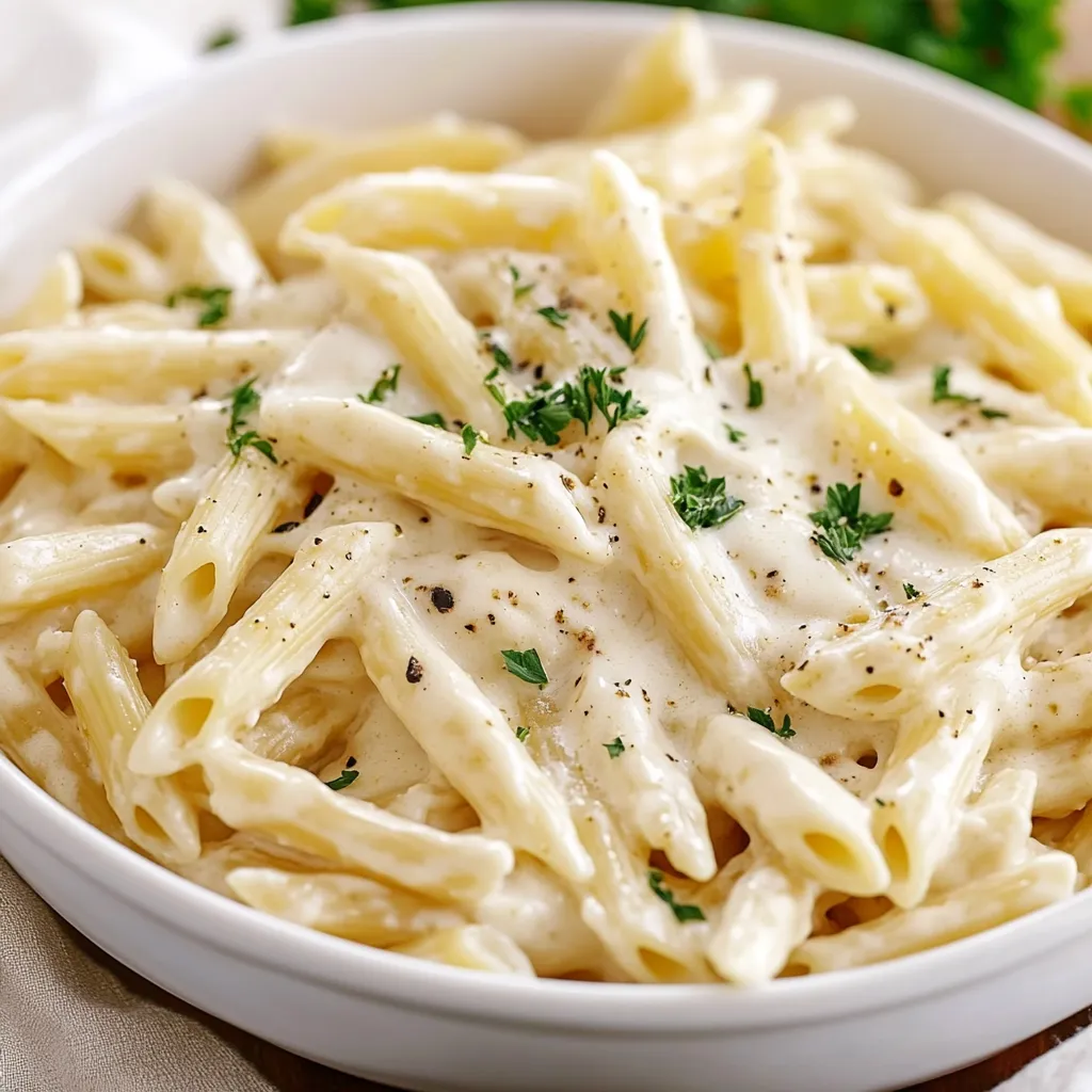 Cremige Weiße Sauce Pasta