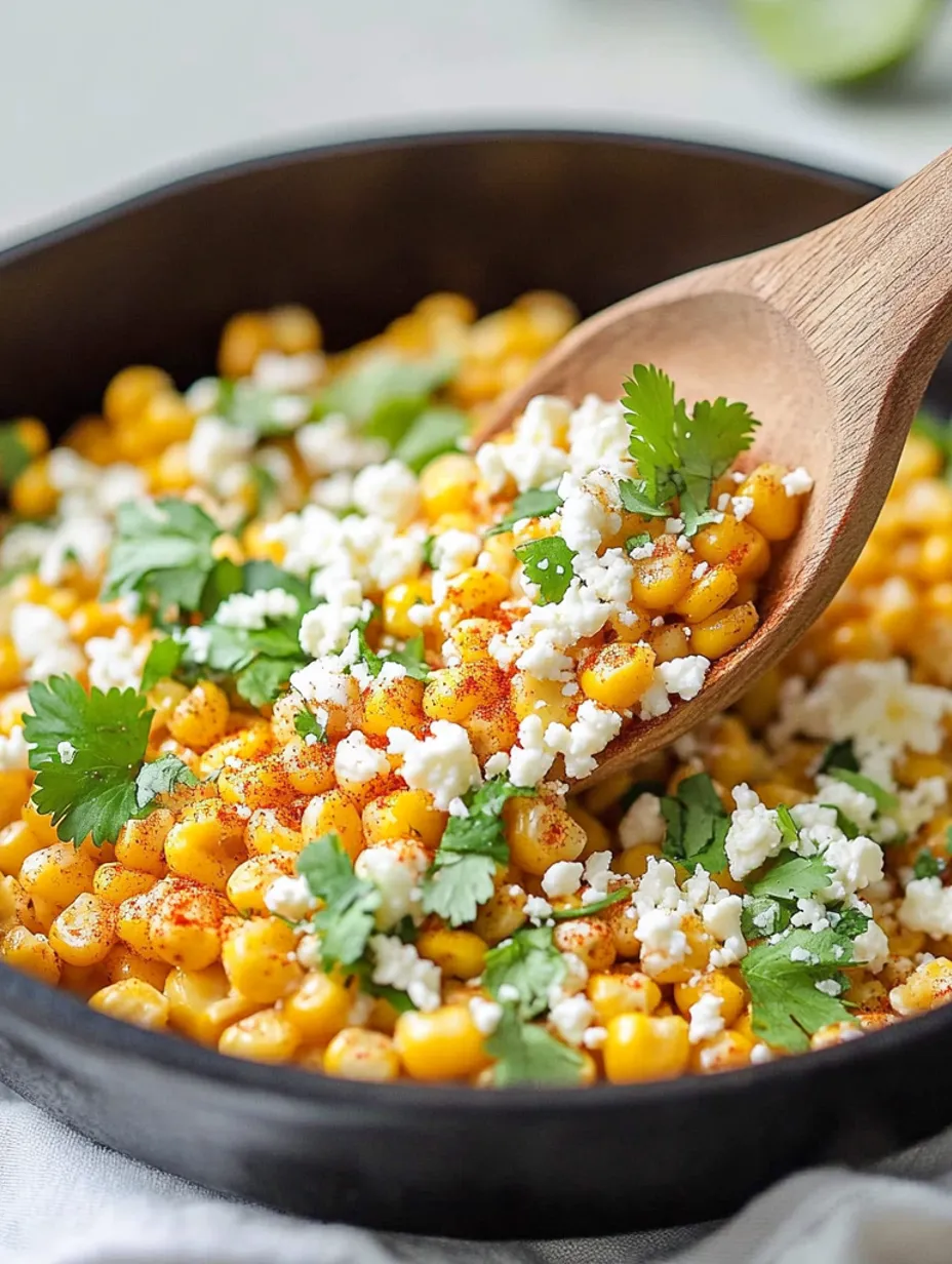 Einfacher mexikanischer Straßenmais mit Cotija & Chili