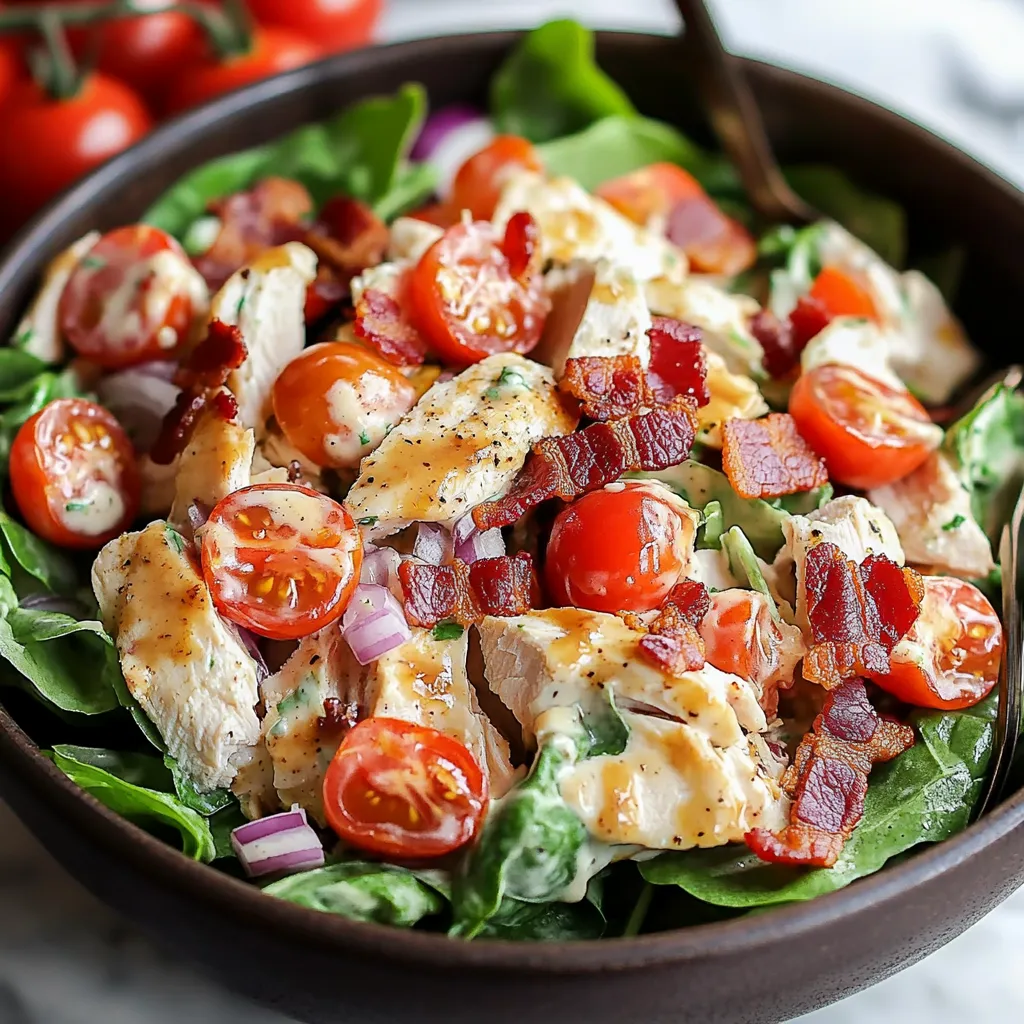 BLT Hähnchensalat