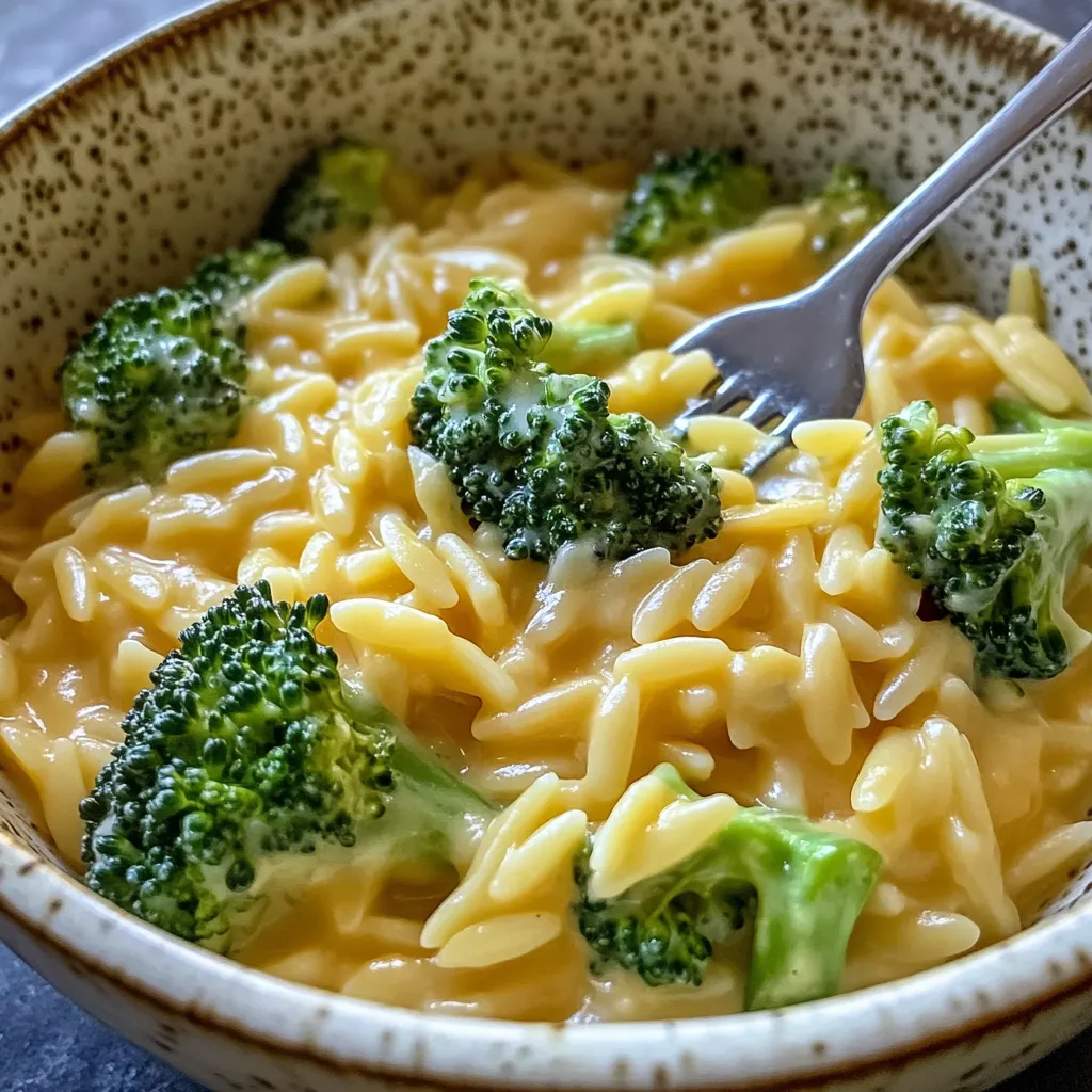 Eintopf Brokkoli Cheddar Orzo