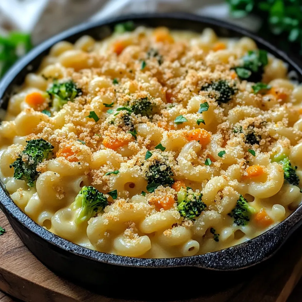 Ein-Topf Gemüse-Makkaroni mit Käse