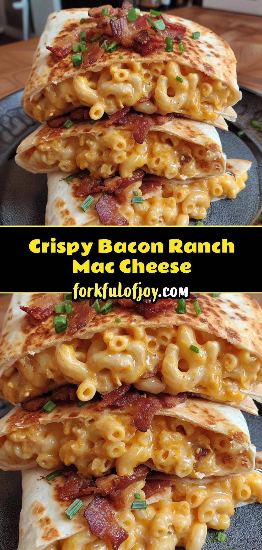 Vorlage von Knusprigem Bacon Ranch Mac Cheese