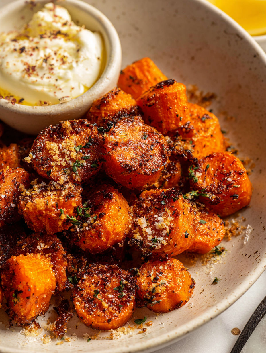 Eine Schüssel Essen mit einem Löffel darin.
