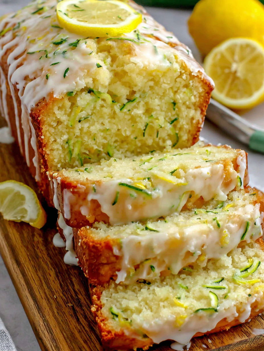 Ein Stück Zitronenkuchen mit weißem Zuckerguss.