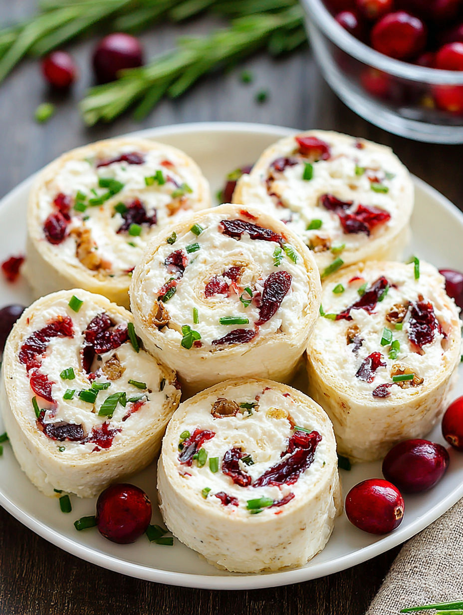 Ein Teller mit Essen in Rot- und Weißtönen.