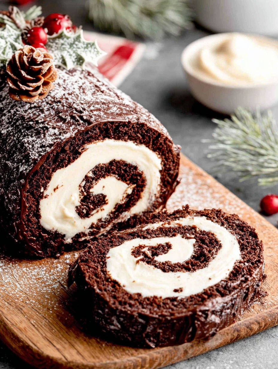 Ein Schokoladenkuchen mit weißer Glasur.