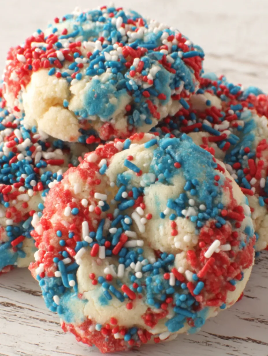 Ein Teller mit bunten Streuselkeksen.